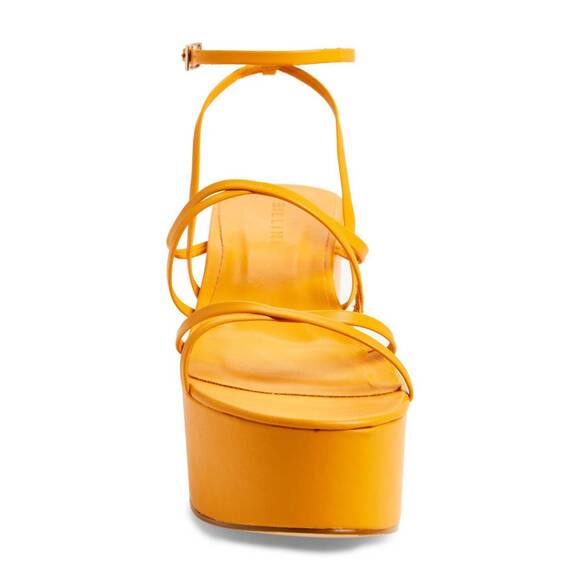 NEW BILLINI women's winslow platform heels in mandarin orange - Picture 5 of 10